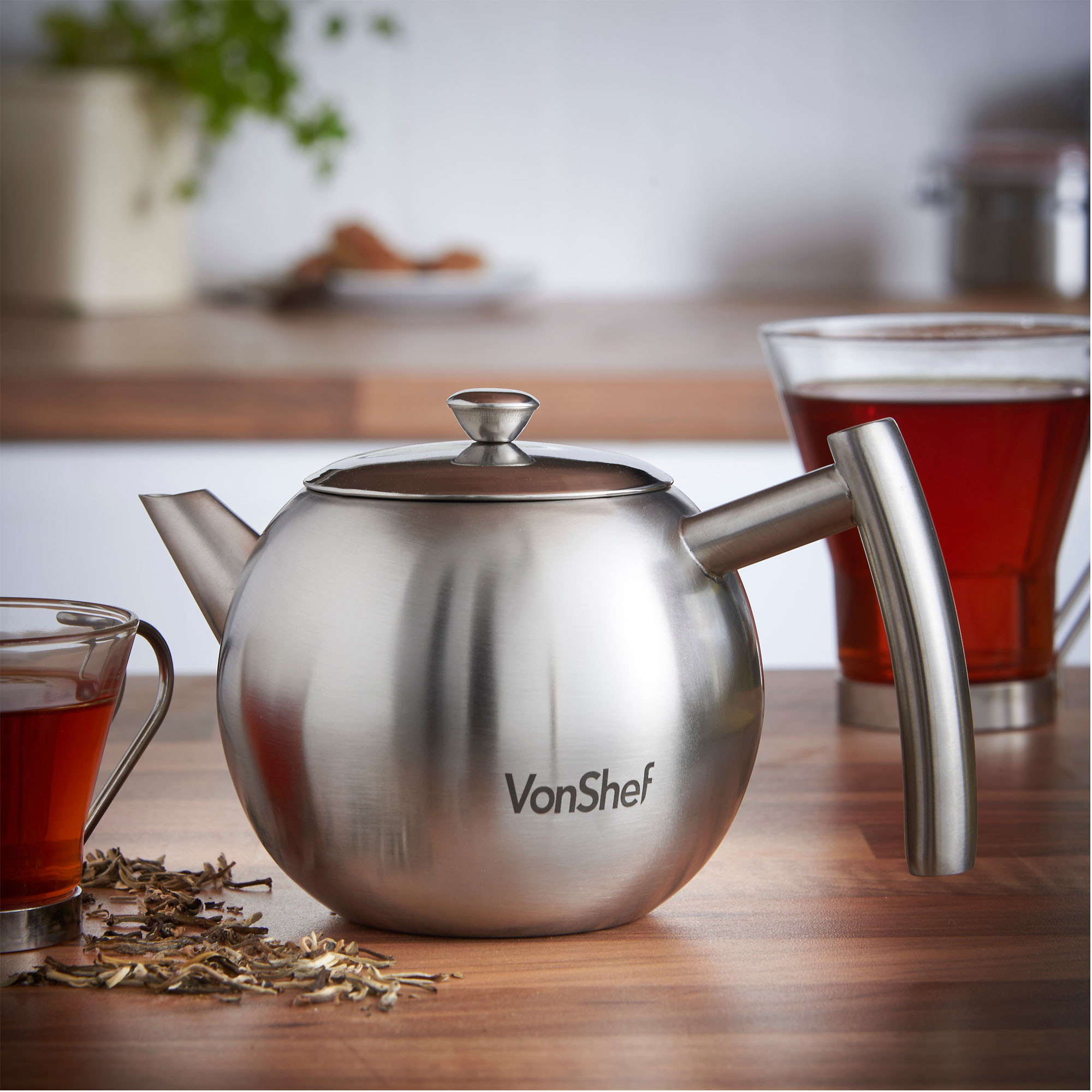 Vonshef Stainless Steel Teapot Infuser Tea Pot Ml Ml And L - Sentinel Vonshef Teapot Variation vonshef stainless steel teapot infuser tea pot ml ml and l - sentinel vonshef teapot variation