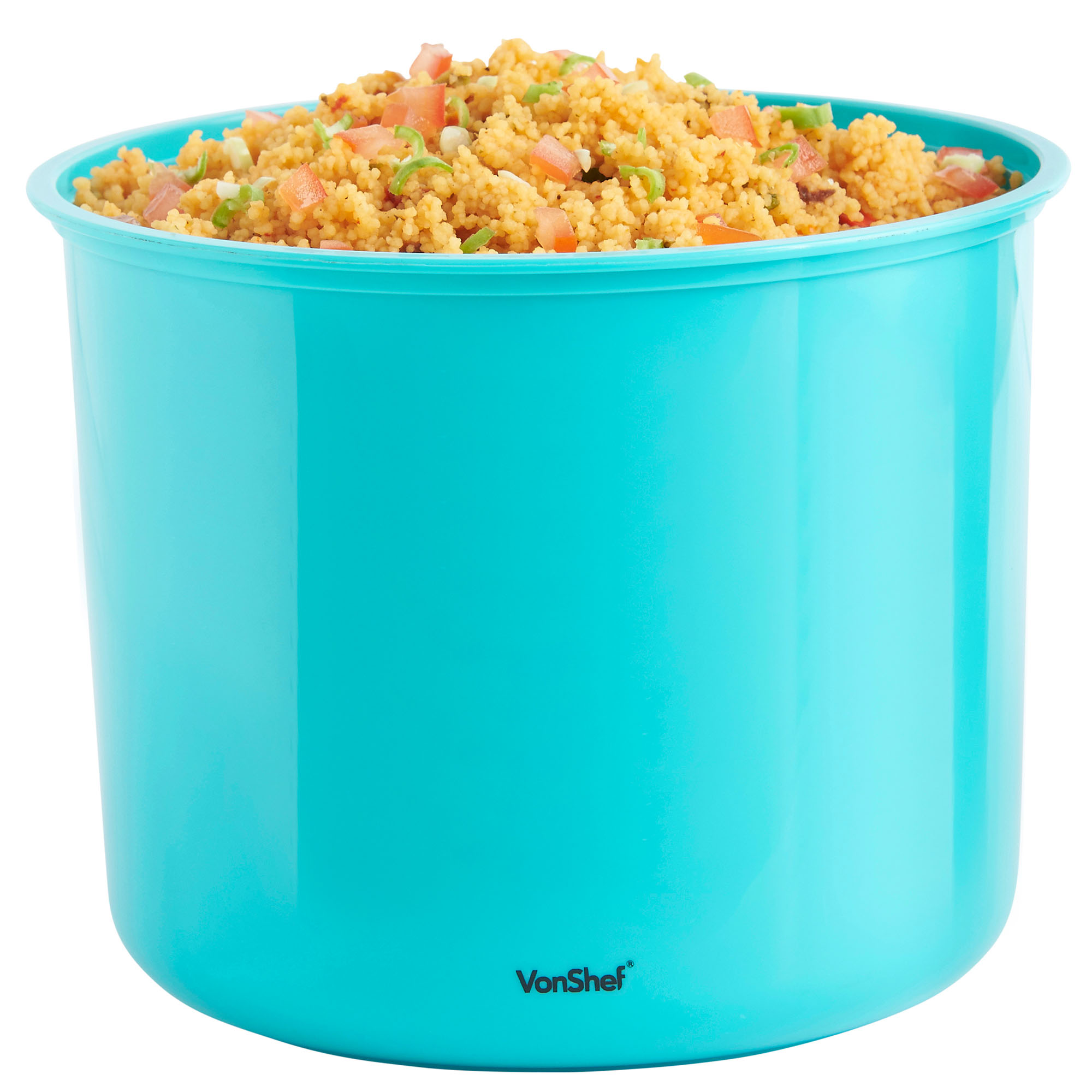 VonShef Microwave Rice Cooker Steamer Pot with Drainer 2.23L Teal eBay