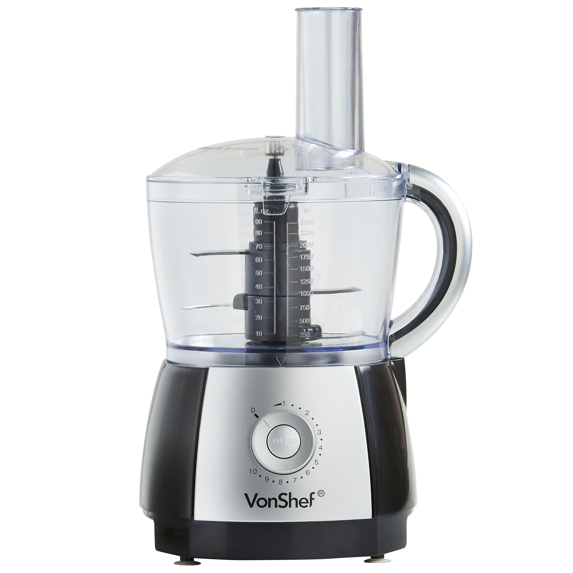 VonShef Food Processor Black Juicer Jug Blender Chopper Mixer Multi Function eBay