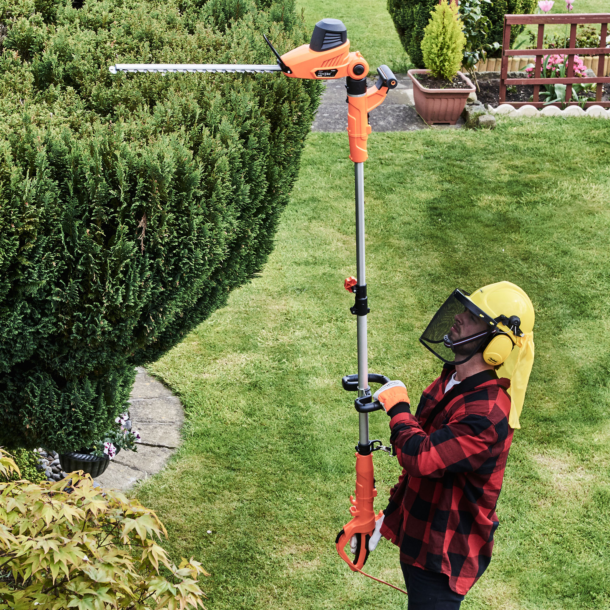 hedge trimmer pole