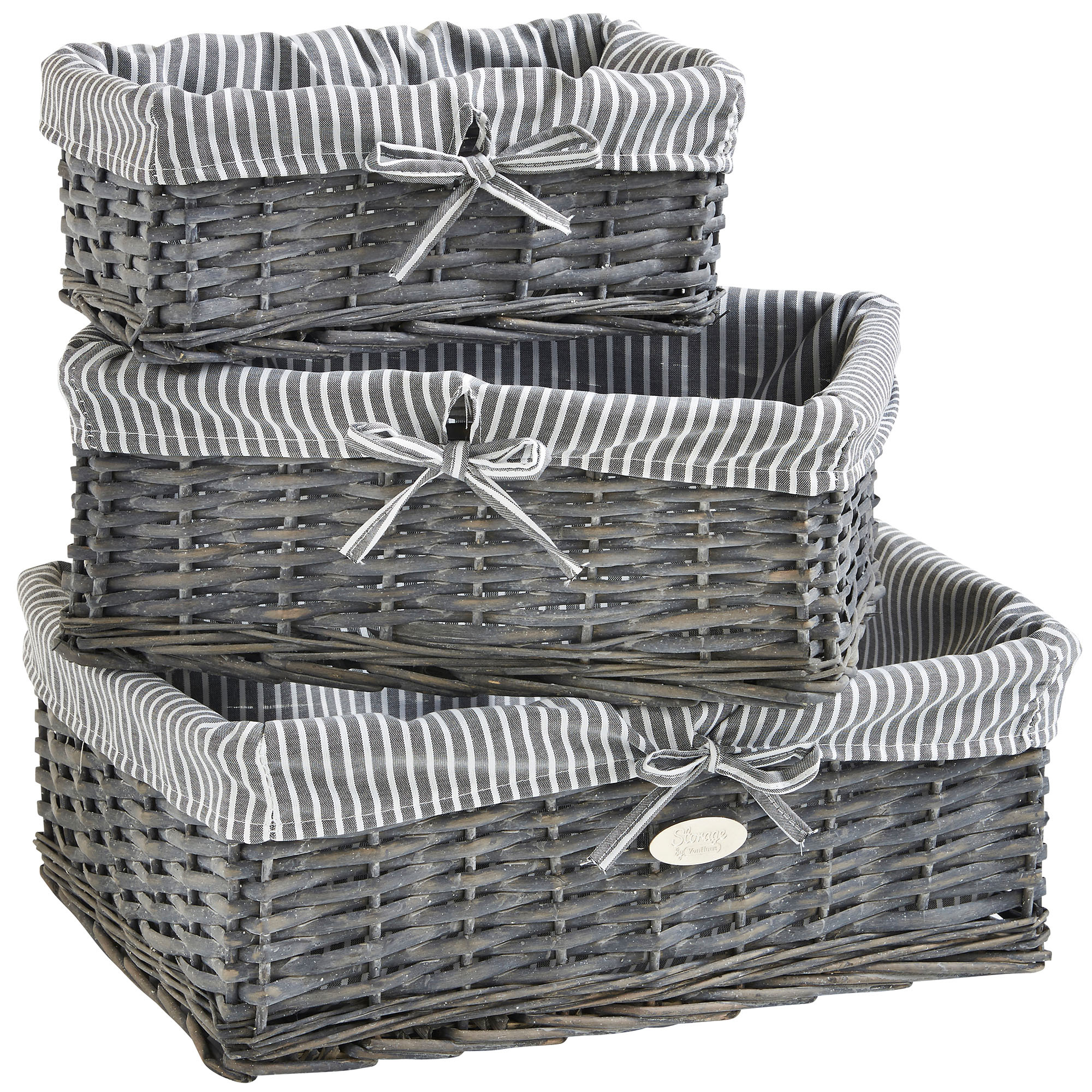 Grey Bathroom Storage Table With Baskets : Tall Slim Bedside Table