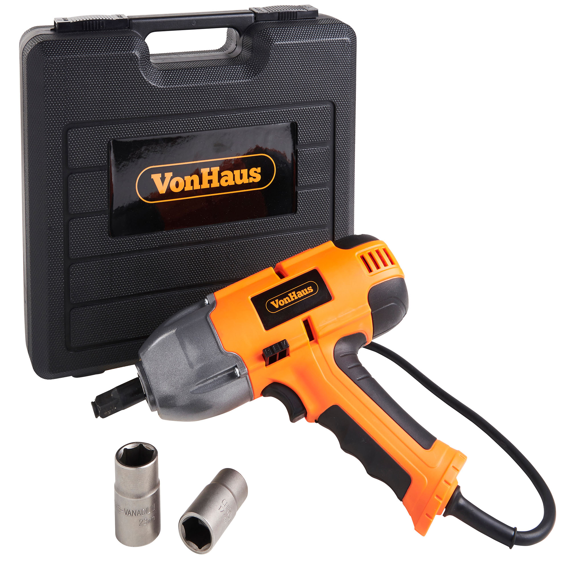 VonHaus 230V Impact Wrench Driver 500nm Corded Electric Vehicle Car