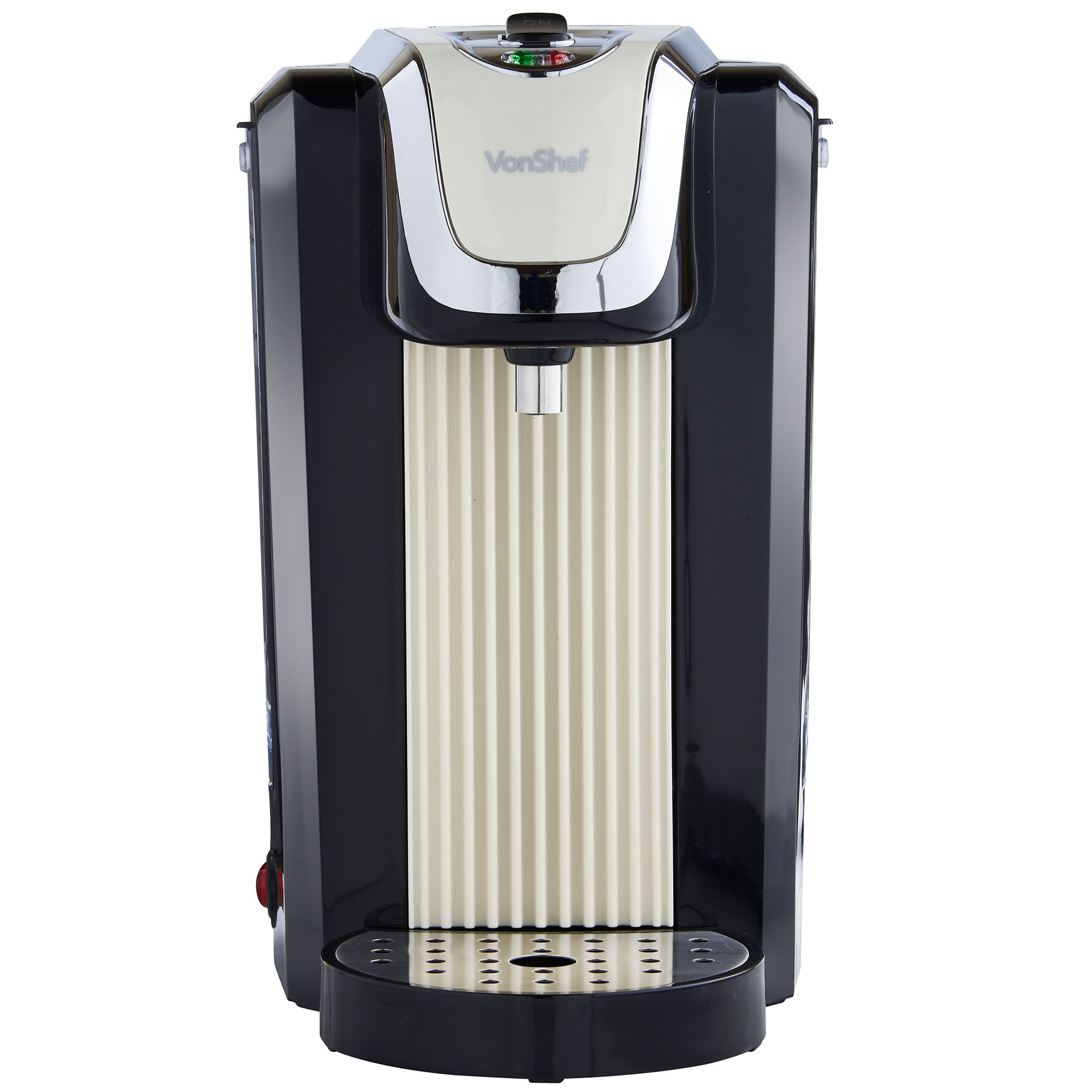 VonShef Instant Hot Water Boiler Dispenser Machine Cream 2.5L Maximum 2600W
