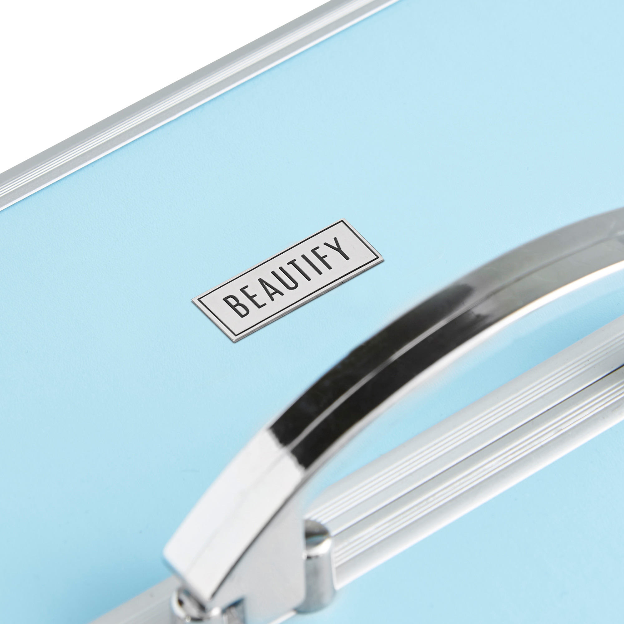 Beautify Large Flamingo Beauty Case Professional Cosmetic Makeup Vanity